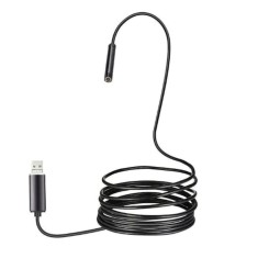 Camera endoscopica de inspectie, 2 in 1, pentru Android, PC, Micro USB, Camera HD, cu 6 LED-uri de iluminare, lungime 2M, negru foto