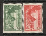 Franta.1937 Muzeul national Luvru-Statuia Victoria din Samotrace SF.48, Nestampilat