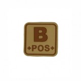 *Patch &quot;BLOOD TYPE B+&quot; 3D [JTG]