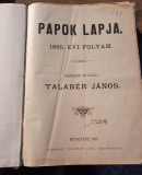 Colectie de ziare din 1885-87,tiparite in limba Maghiara,pentru preotii catolici, 1900, Adenium