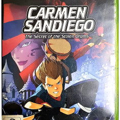 Joc CARMEN SANDIERO The Secret of the stolen Drums Xbox-Xbox 360 colectie retro