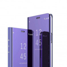 Husa Telefon Flip Book Clear View Samsung Galaxy J4 Plus 2018 j415  Violet