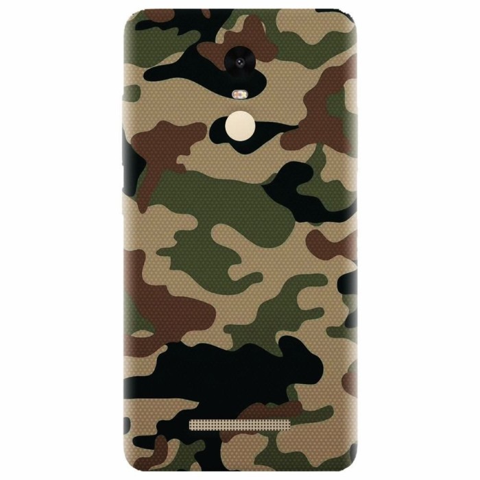 Husa silicon pentru Xiaomi Remdi Note 3, Camuflaj