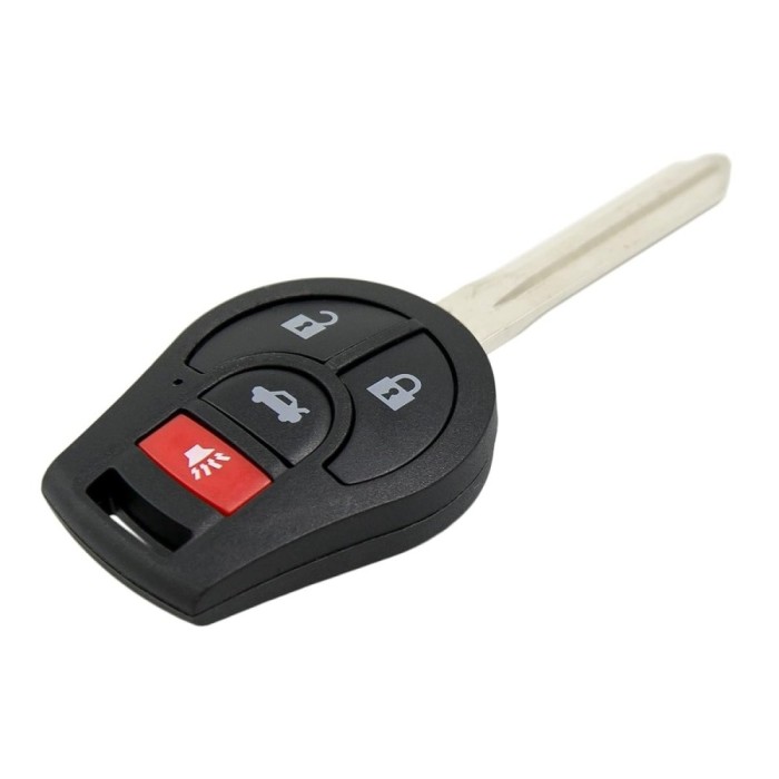 Cheie Auto Programabila Completa 3+1 butoane, Compatibila Nissan X-Trail, Senta, Versa, Altima, Infiniti FX35, 45 &ndash; cip ID46, 433Mhz, FCCID CWTWB1U751