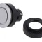 Comutator apăsare 22mm argintiu IP65 plat