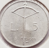 2721 San Marino 5 Lire 1979 Symbols of the State - Crossbow km 91, Europa
