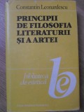 PRINCIPII DE FILOSOFIA LITERATURII SI A ARTEI-CONSTANTIN LEONARDESCU-217035