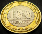 Cumpara ieftin Moneda exotica - bimetal 100 TENGE - KAZAHSTAN, anul 2019 * cod 337, Asia