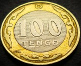 Cumpara ieftin Moneda exotica - bimetal 100 TENGE - KAZAHSTAN, anul 2019 * cod 337