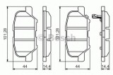 Set placute frana,frana disc MAZDA 6 Limuzina (GJ, GH) (2012 - 2016) BOSCH 0 986 495 358