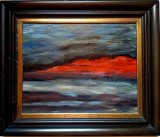 Peisaj nocturn - semnat P.Permeke