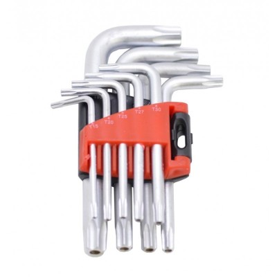 Set 9 piese chei Torx elSales ELS-S9PT , argintiu foto