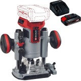 Einhell TP-RO 18 Li BL PXC + Starter Kit - Masina de frezat 6 8 mm + Set 1 acumulator si incarcator Li-Ion 18 V 2.5 Ah