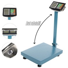 Cantar Electronic, Totokita, 300 KG, Afisaj Dublu, Brat Rabatabil foto