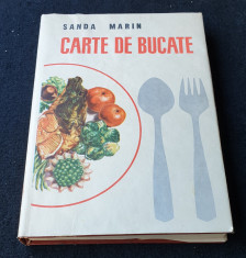 Carte veche de Bucate Gastronomie Retete - preparate Culinare SANDA MARIN 1966 foto