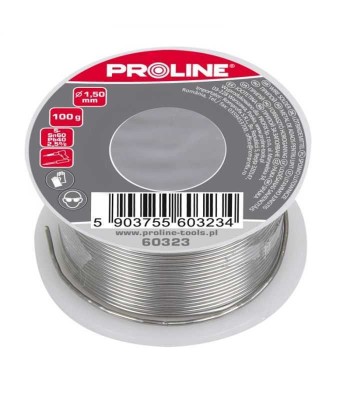 Fludor rola 2.5 mm 100 grame Sn60 Pb40 Proline 60330 foto