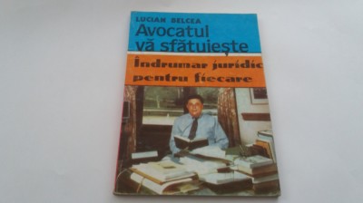 LUCIAN BELCEA -AVOCATUL VA SFATUIESTE RF19/2 foto