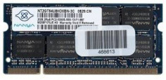 Memorie (ram) de laptop Sodimm NANYA 2Gb DDR2 667Mhz PC2-5300S, nt2gt64u8hd0bn foto