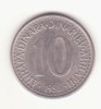 Iugoslavia 10 dinari 1986, Europa, Cupru-Nichel