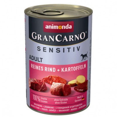Animonda GranCarno Sensitiv Adult - carne de vită și cartofi 400g foto