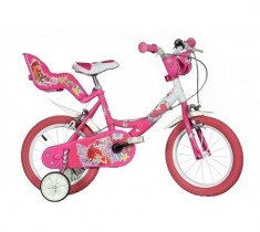 Bicicleta pentru fetite Winx diametru 14 inch roz foto