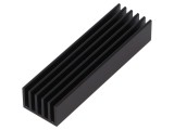 Radiator Negru cu Aripioare 75x21x14mm