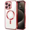 Husa pentru iPhone 16 Pro Max - Techsuit Luxury Crystal MagSafe - Red