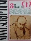 Al. Oprea - Manuscriptum 3/1976, (24) anul VII (Editia: 1976)