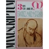Al. Oprea - Manuscriptum 3/1976, (24) anul VII (Editia: 1976)