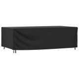 vidaXL Husă mobilier de grădină negru 300x140x90 cm impermeabilă 420D 364806