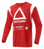 Tricou atv/cross Alpinestars Techdura, culoare rosu/alb, marime S Cod Produs: MX_NEW 29107877PE