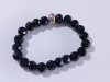 Bratara Argint 925 Thomas Sabo Obsidian Elastica