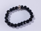 Bratara din argint Thomas Sabo cu obsidian#10005