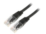 Cablu Patch UTP Cat5e 7,5m Negru, Gembird