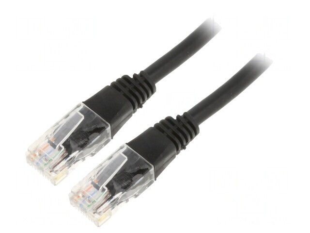 Cablu Patch UTP Cat5e 7,5m Negru