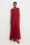 Answear Lab rochie culoarea rosu, maxi, oversize