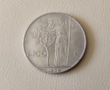 Italia - 100 lire (1956) monedă s102, Europa