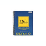 Bloc desen 1264 Schizzi A4 90gr 120 file cu spirală pe lățime Fabriano