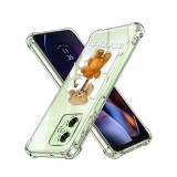 Husa antisoc pentru motorola moto g55, airbag pro, clear, help others