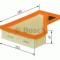 Filtru aer MINI MINI Cabriolet (R52) (2004 - 2007) BOSCH 1 457 433 100