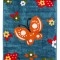 Covor Pentru Copii Kolibri Fluturi 11206 - 80x150, Albastru