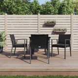 vidaXL Set mobilier de grădină cu perne, 5 piese, poliratan și oțel