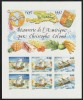 Monaco 1992 - Europa , Transporturi , Nave , Columb , colita nedantelata , MNM , Yt..Bl.57, Organizatii internationale, Nestampilat
