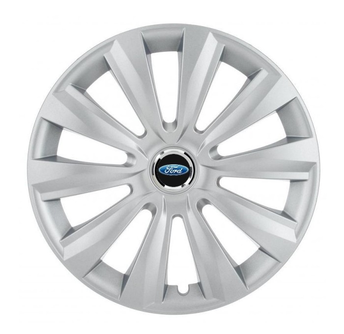 Set 4 Capace Roti, potrivite jantelor de R16, pentru Ford, model delta cromat