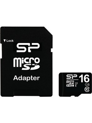 CARD DE MEMORIE MicroSDHC SP 16GB CL10 &amp;quot;SP016GBSTH010V10SP&amp;quot; (timbru verde 0.03 lei) foto