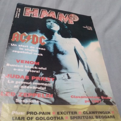 REVISTA HMM SUPLIMENT AL REVISTEI ROCK LICEENII NR.2 1998 foto