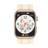 Cumpara ieftin Smartwatch iSEN K2, Gold, 1.95 HD, ECG, Tensiune Arteriala, Oxigen Sange, Bluetooth 5.2, Apeluri, Monitorizare Sanatate