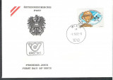 Austria &Ouml;sterreich 1982 Geodatentag FDC K.190