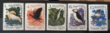 PC17 - U.R.S.S. / URSS 1976 Fauna/ Pasari, serie MNH, 5v