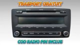 Radio CD MP3 Skoda Swing Octavia 2 Blaupunkt + COD PIN + Transport Gratuit